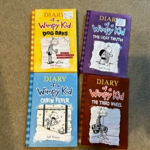 DIARY OF A WIMPY KID - Dog Days Ugly Truth Cabin Fever Third Wheel JEFF KINNEY